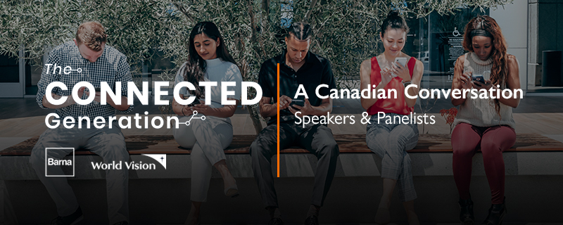 Connected Generation Event: A Canadian Conversation. Tuesday November 16th 2021, from 1:00pm - 3:00pm ET